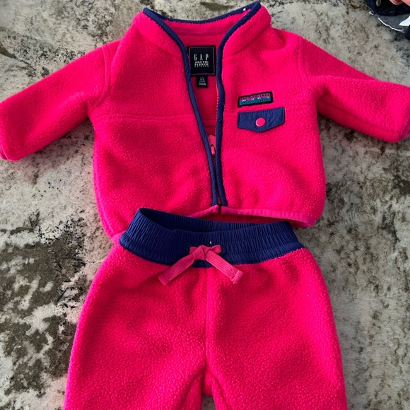 Neon Hot Pink Arctic Fleece Suit - Picture 1 of 4